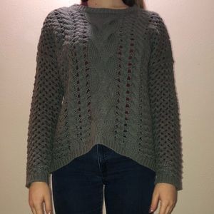 DEX Women’s Chunky Gray Sweater Size Medium